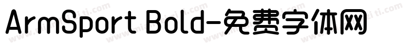 ArmSport Bold字体转换
